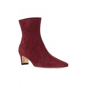 NEW STAUD women's wally ankle boots in pinot suede